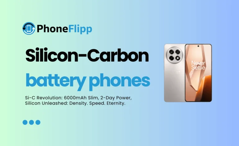 Best Phones with Silicon-Carbon Batteries Explained